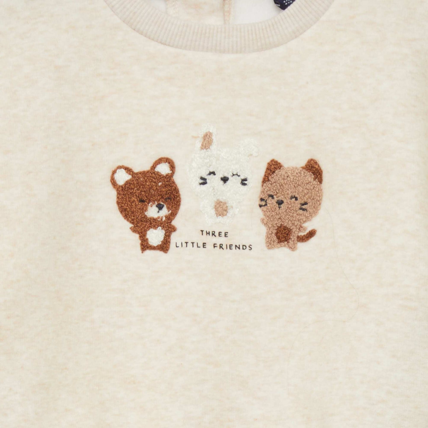 Printed sweatshirt BEIGE