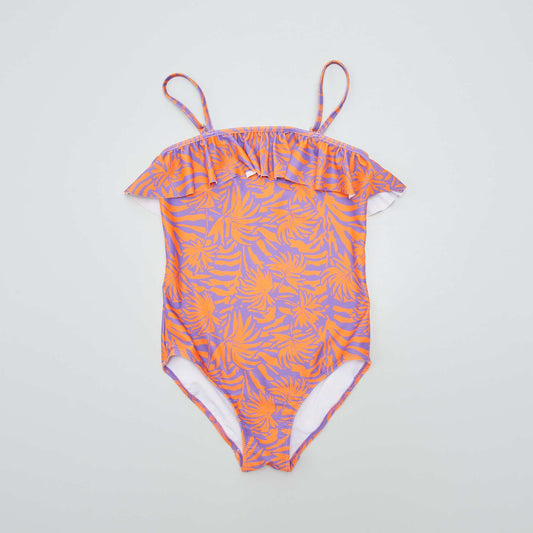 One-piece swimsuit ORANGE