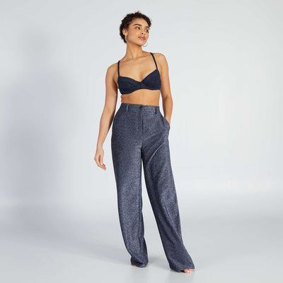 Openwork lace bra SAPP BLUE