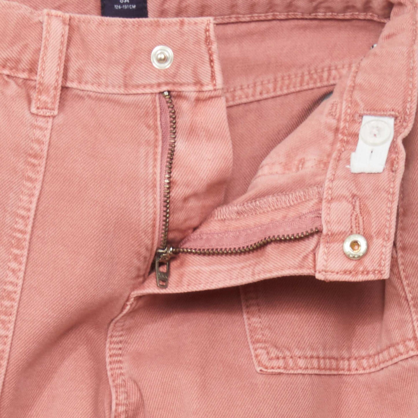 Wide-leg jeans with side pockets PINK