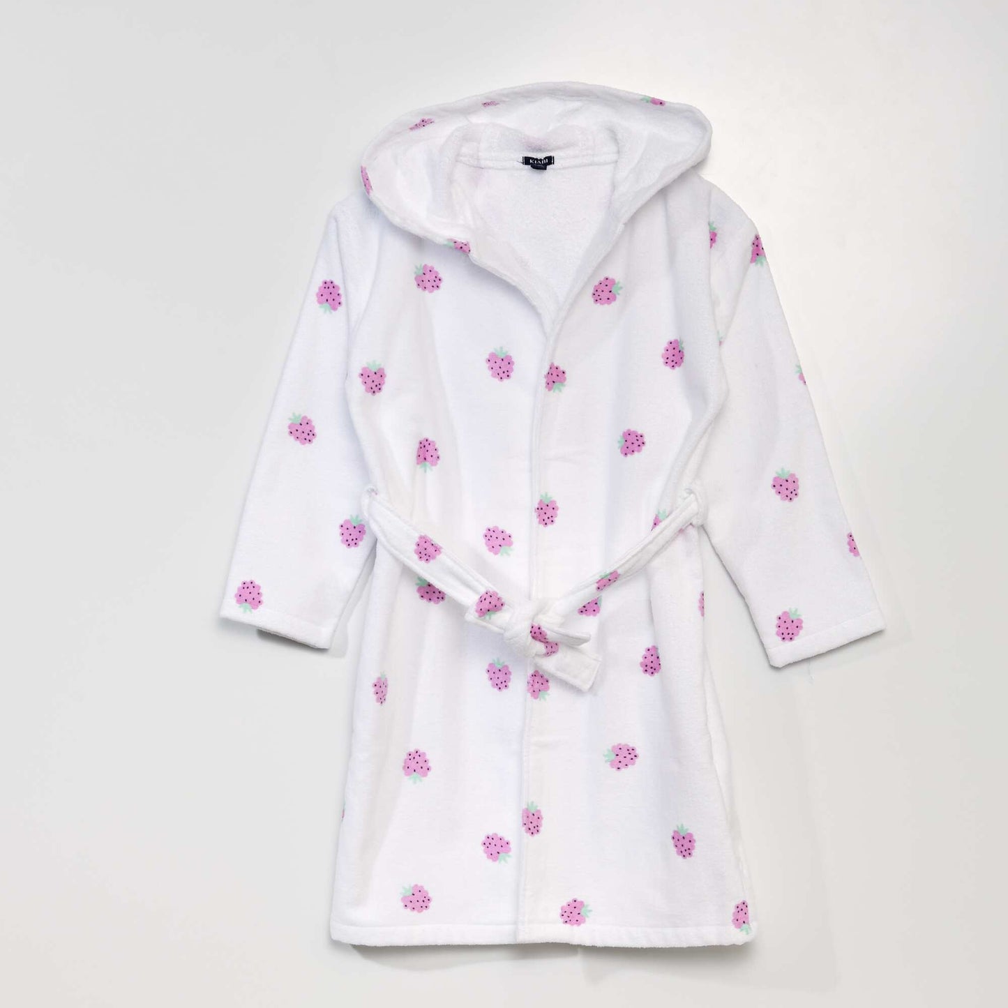 Towelling dressing gown WHITE