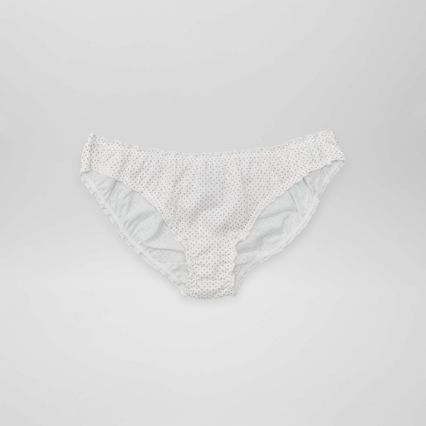Pack of 2 printed bloomer-style briefs WHITE