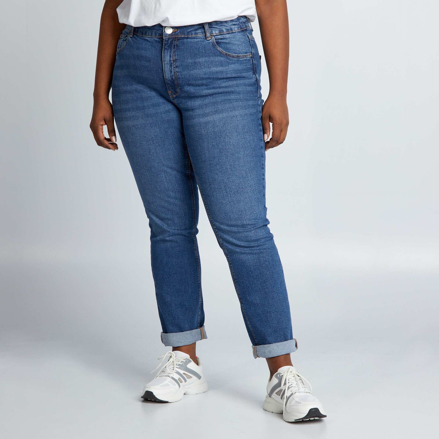5-pocket regular-fit jeans L30 BLUE
