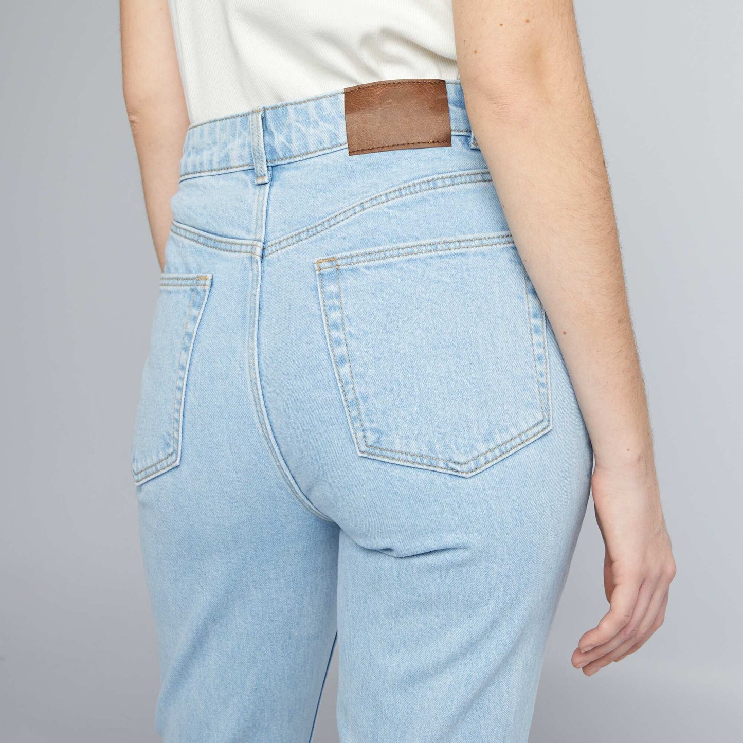 High-rise flared/bootcut jeans BLUE