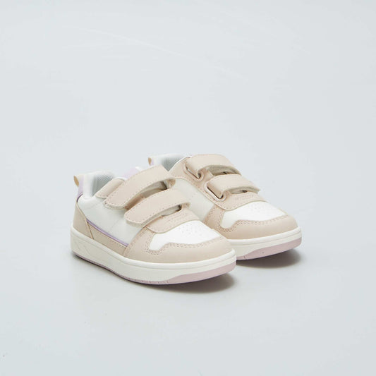 Hook and loop trainers WHITE