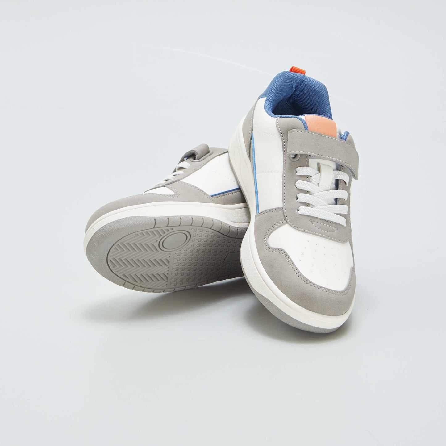 Hook and loop trainers WHITE-MIX