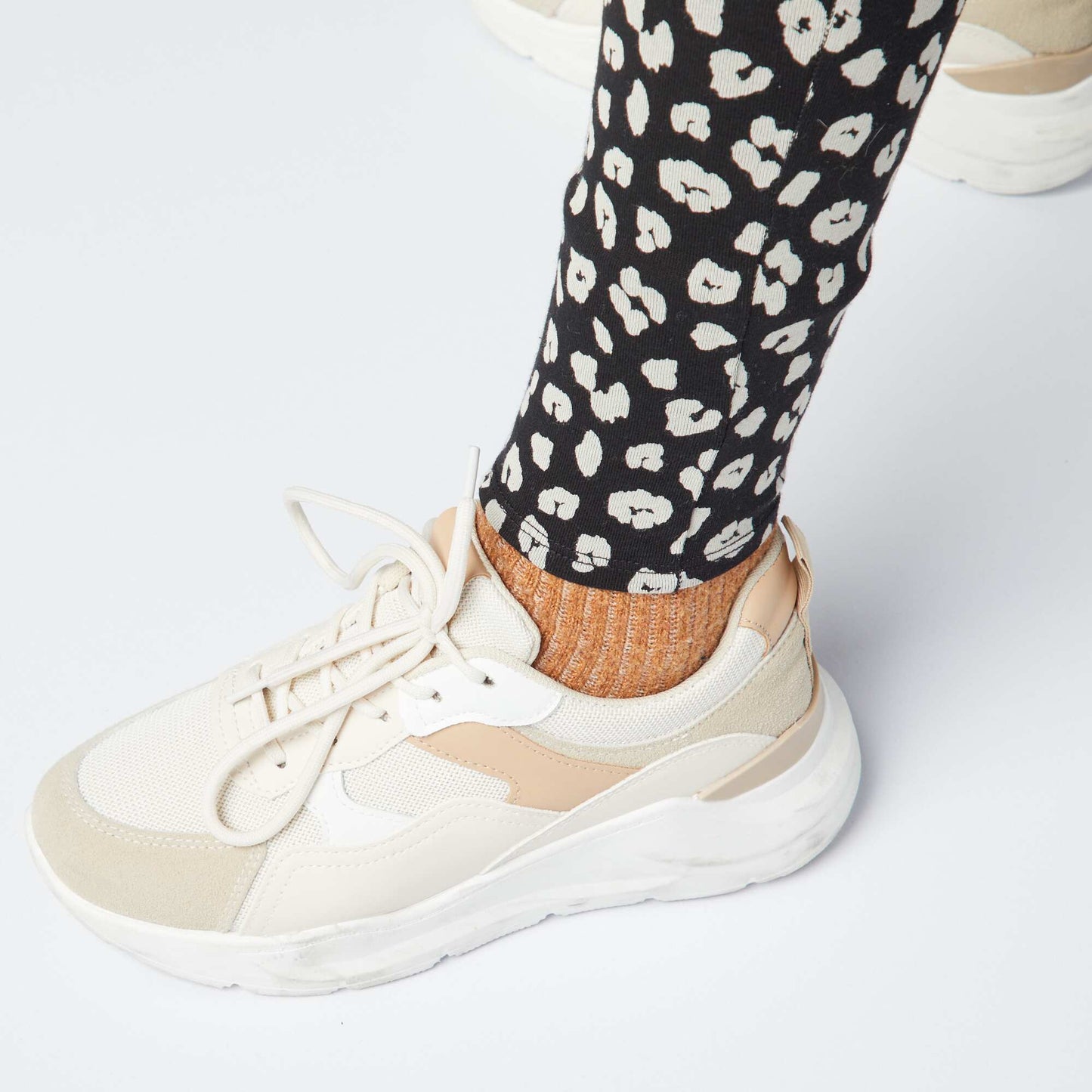 Long maternity leggings BLACK