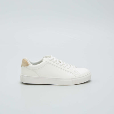 Low-top trainers REAL WHITE