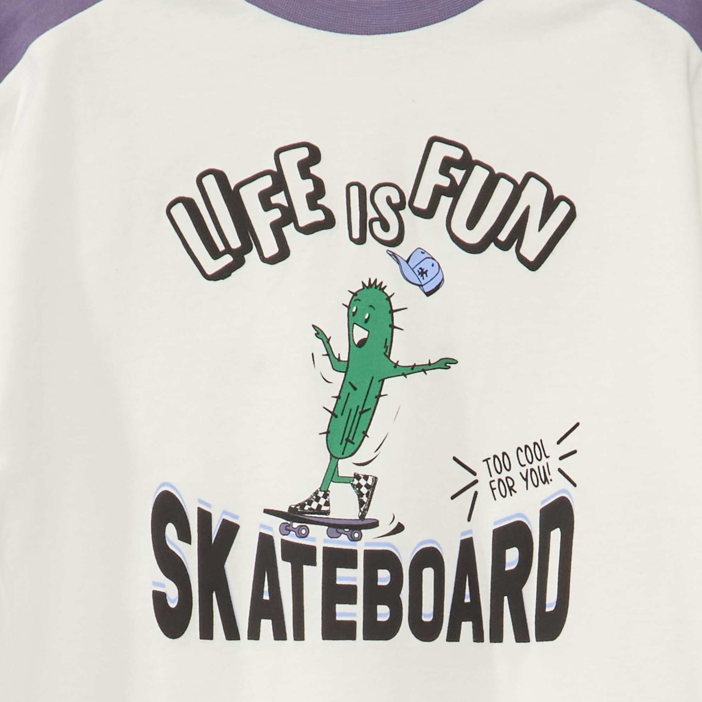 Short-sleeved skateboarding T-shirt CADET_SKAT