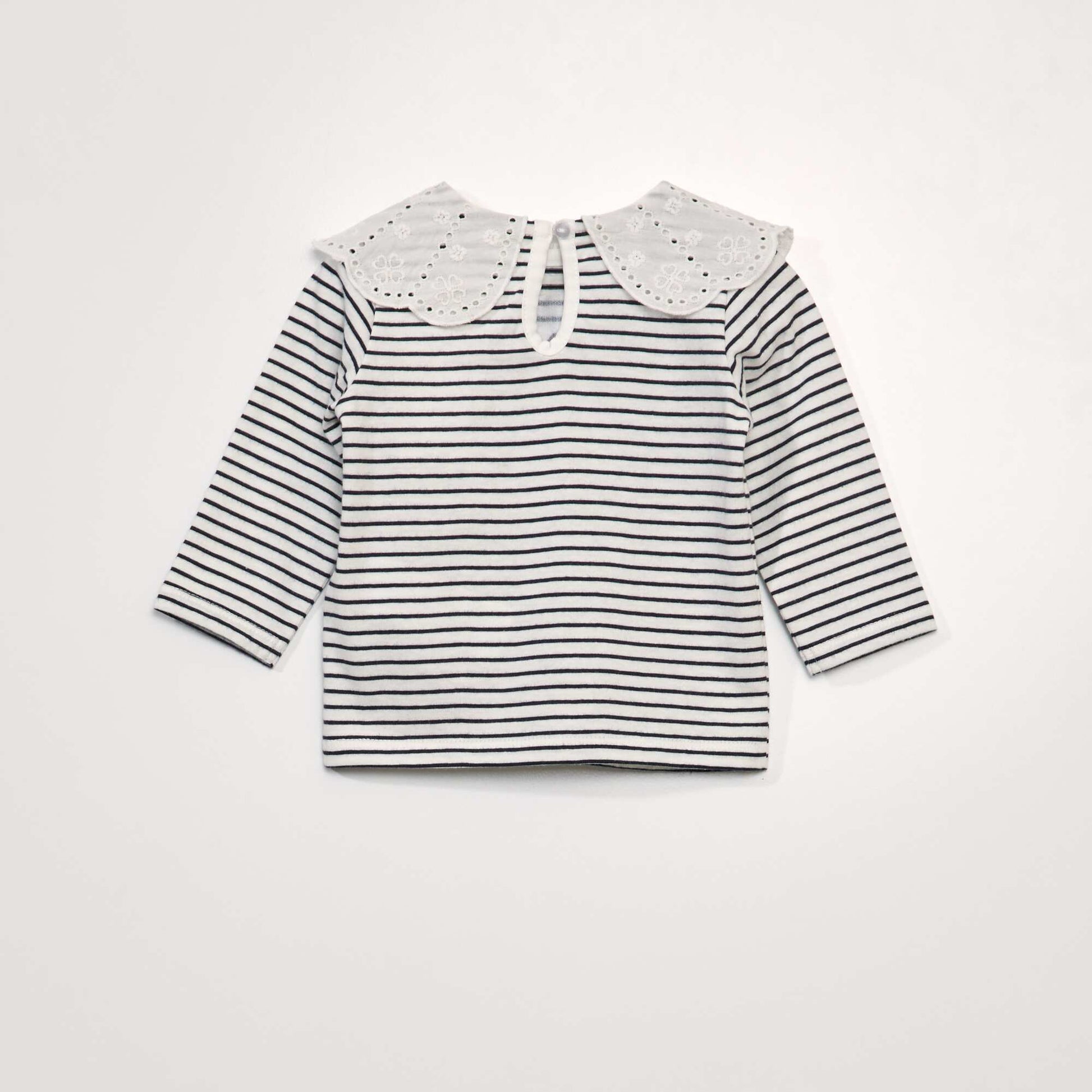 Disney T-shirt with fancy collar WHITE