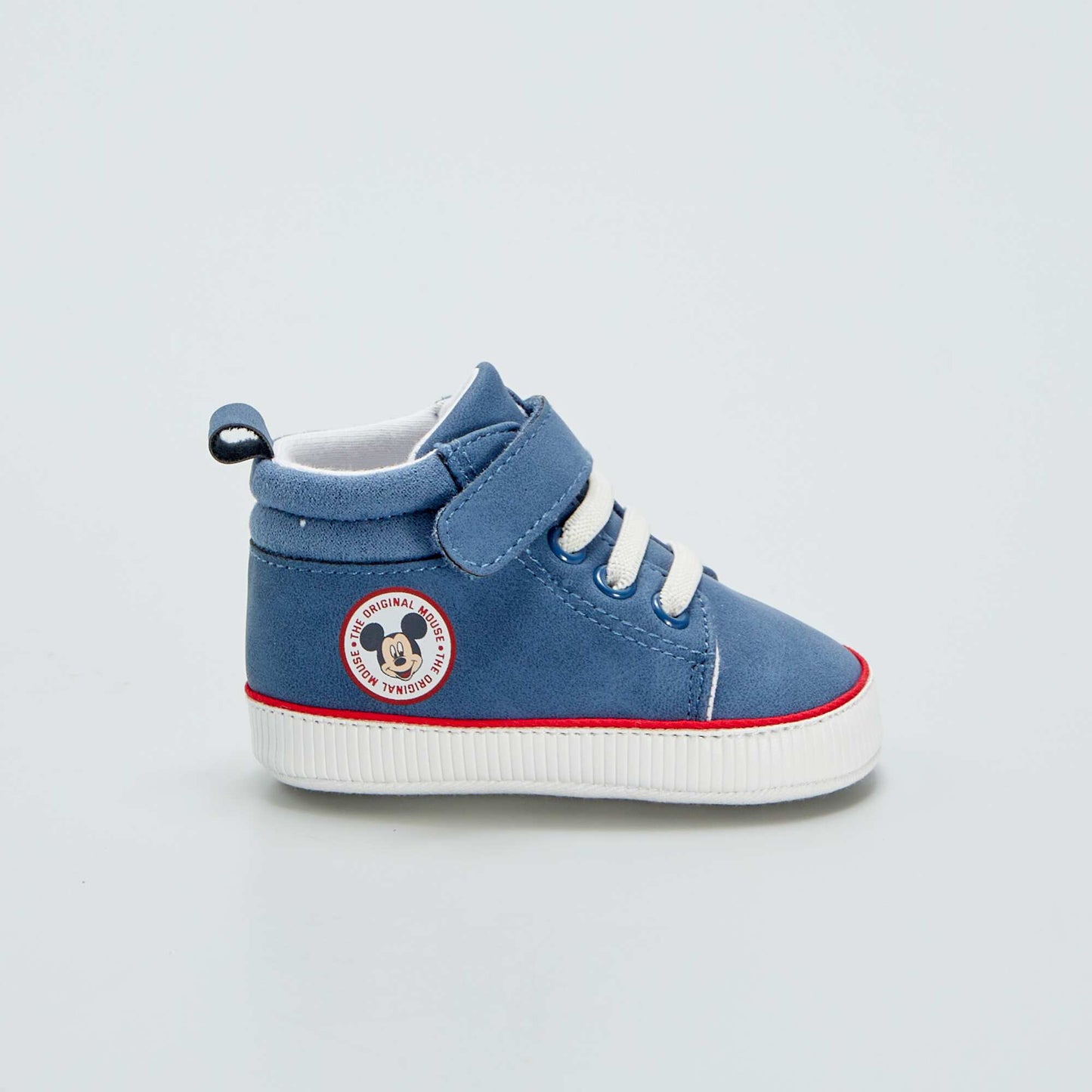 Disney Mickey Mouse high-top trainers with hook-and-loop fastening BLUE
