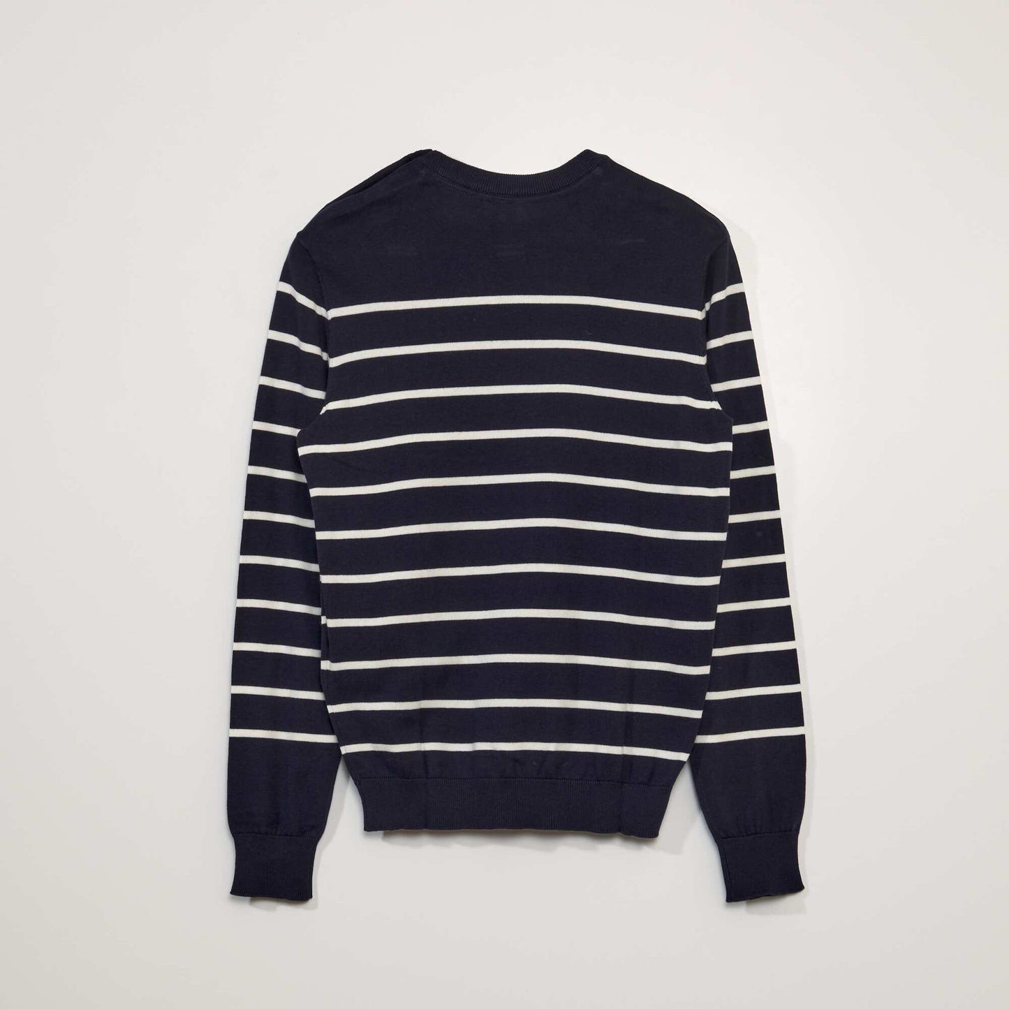 Breton style knitted sweater BLUE STRIPE