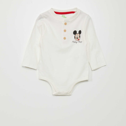 Disney Mickey Mouse bodysuit WHITE