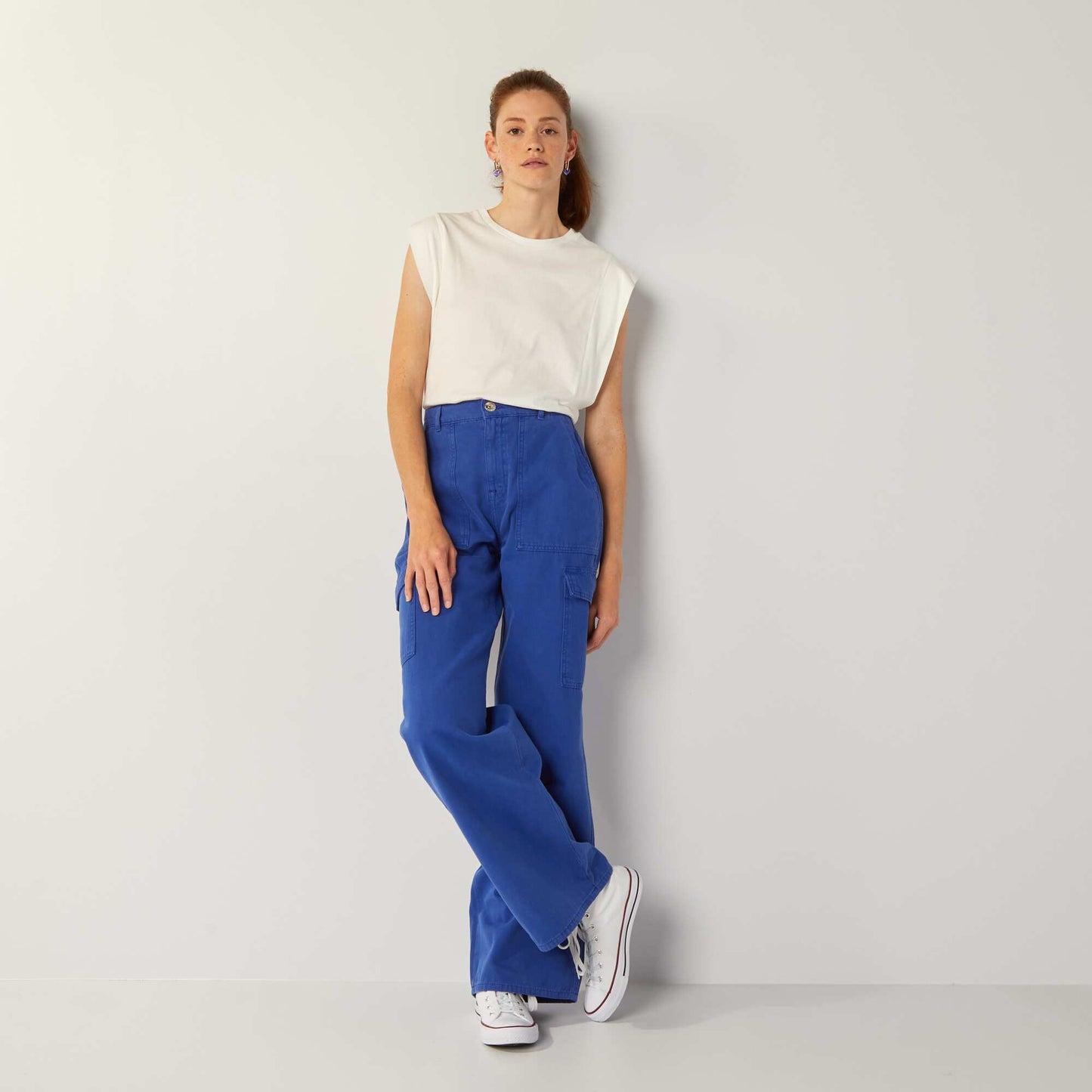 Wide-leg jeans BLUE WEB