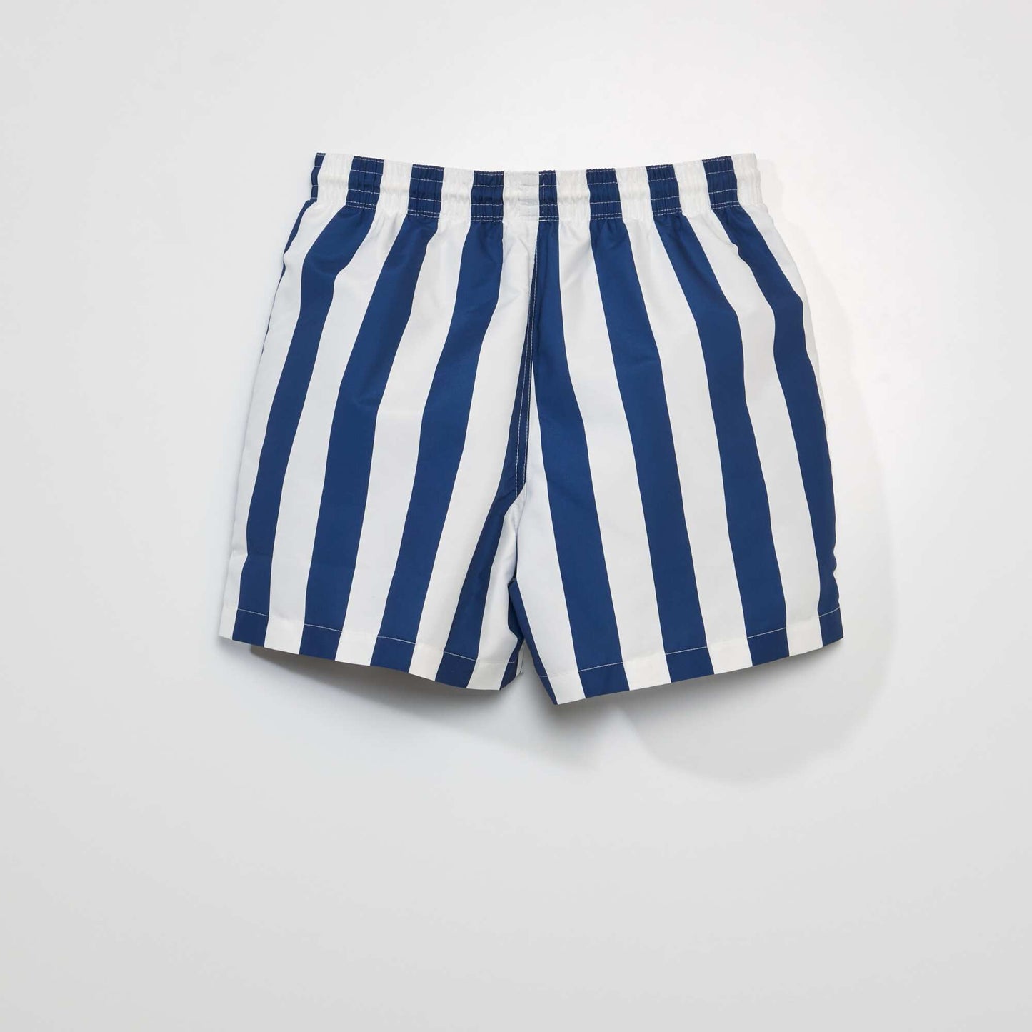 Striped swim shorts WHITE