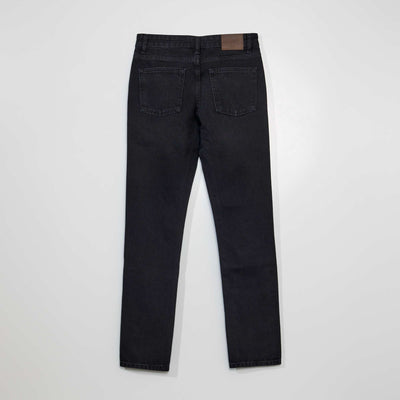 جينز بساقين مستقيمتين - L34 رمادي