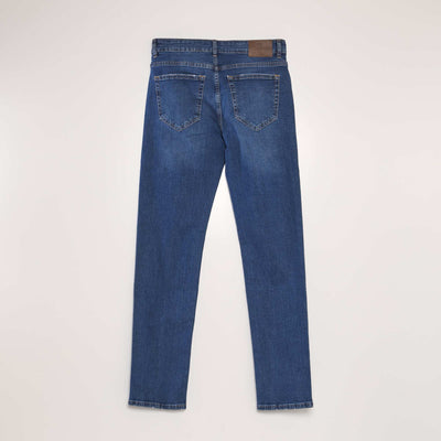 جينز ضيق ب 5 جيوب - L34 أزرق