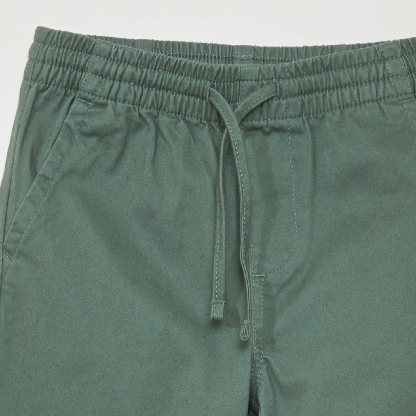 Joggers with elasticated waist GREEN