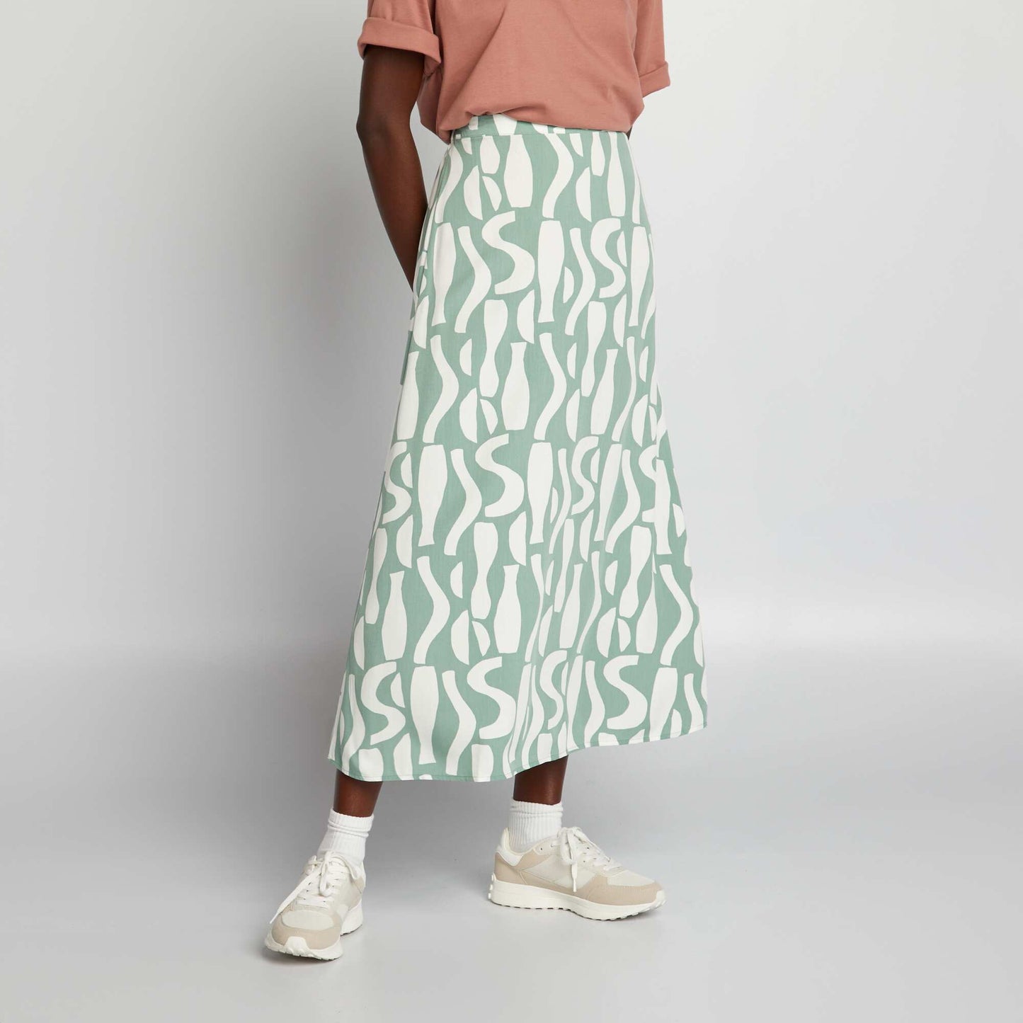 Straight skirt GREEN