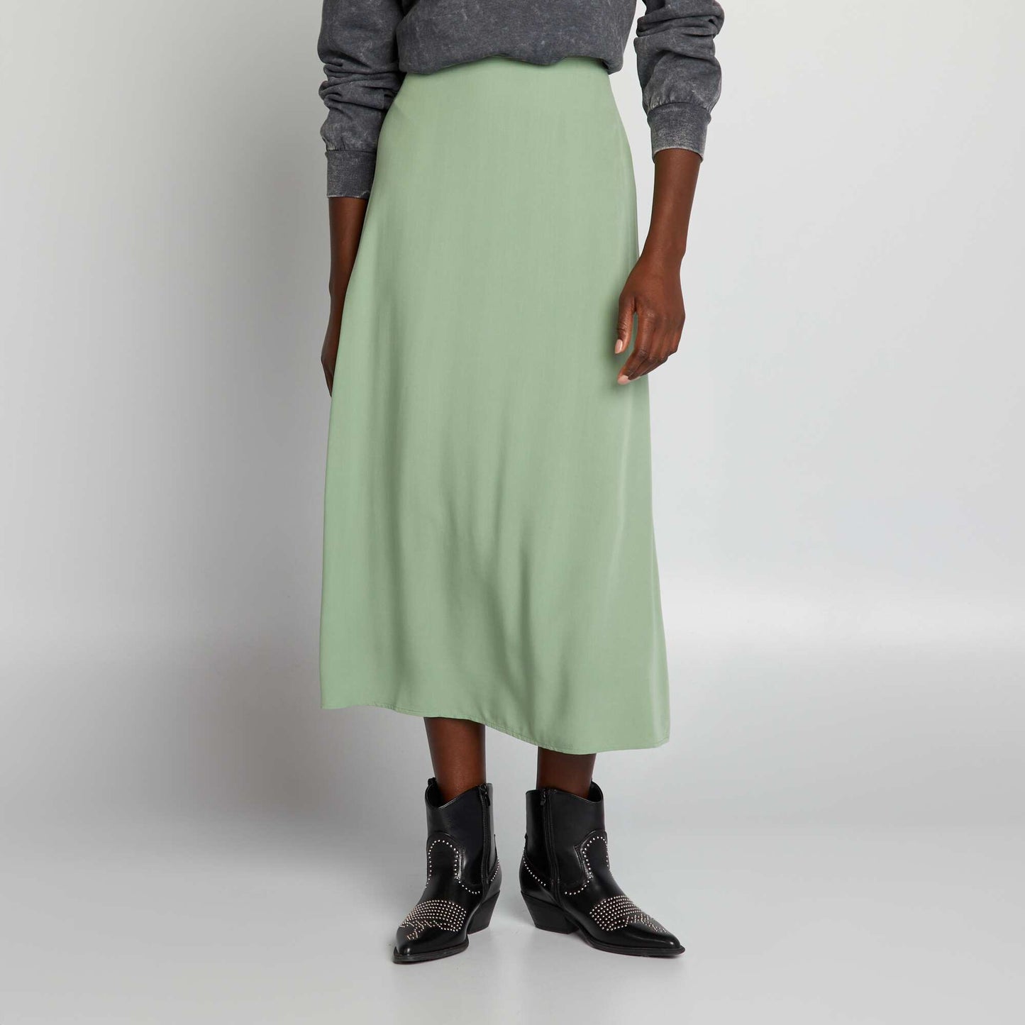 Straight skirt GREEN