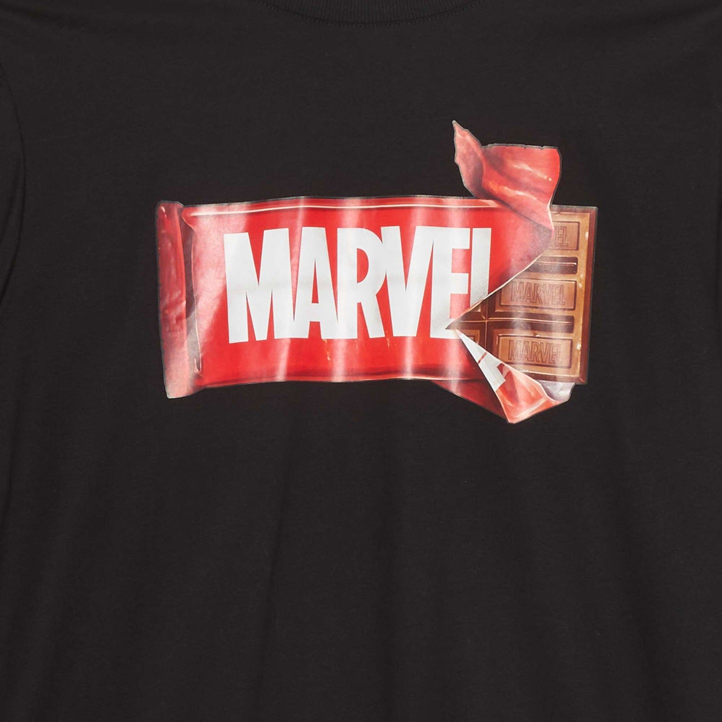 Long 'Marvel' pyjamas - 2-piece set BLACK