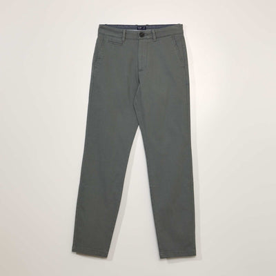 Twill chinos GREEN