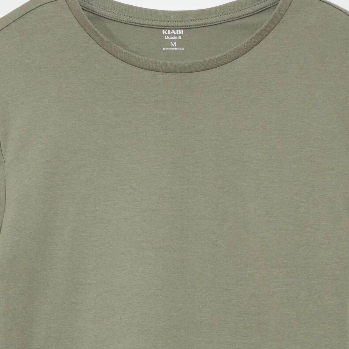 Plain T-shirt - Muscle shirt GREEN