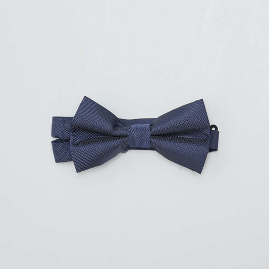 Textured bow tie BLUE
