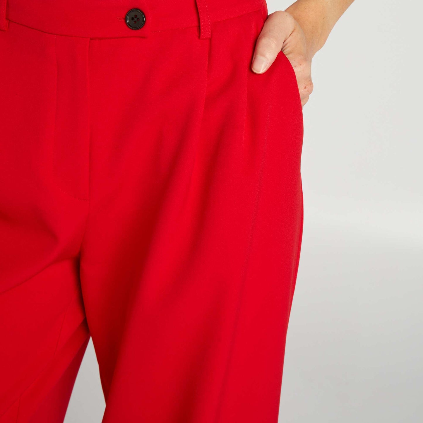 Straight-cut suit trousers RED TANGO