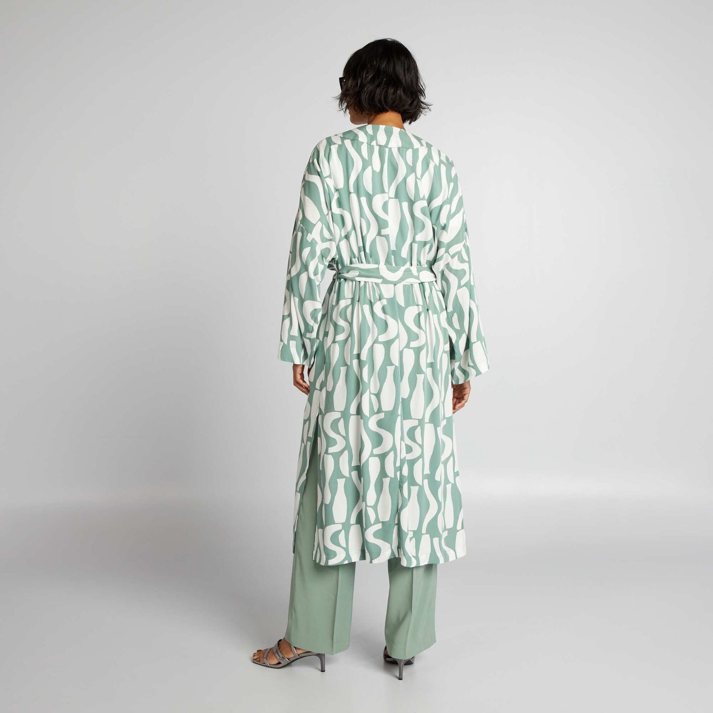 Long kimono GREEN