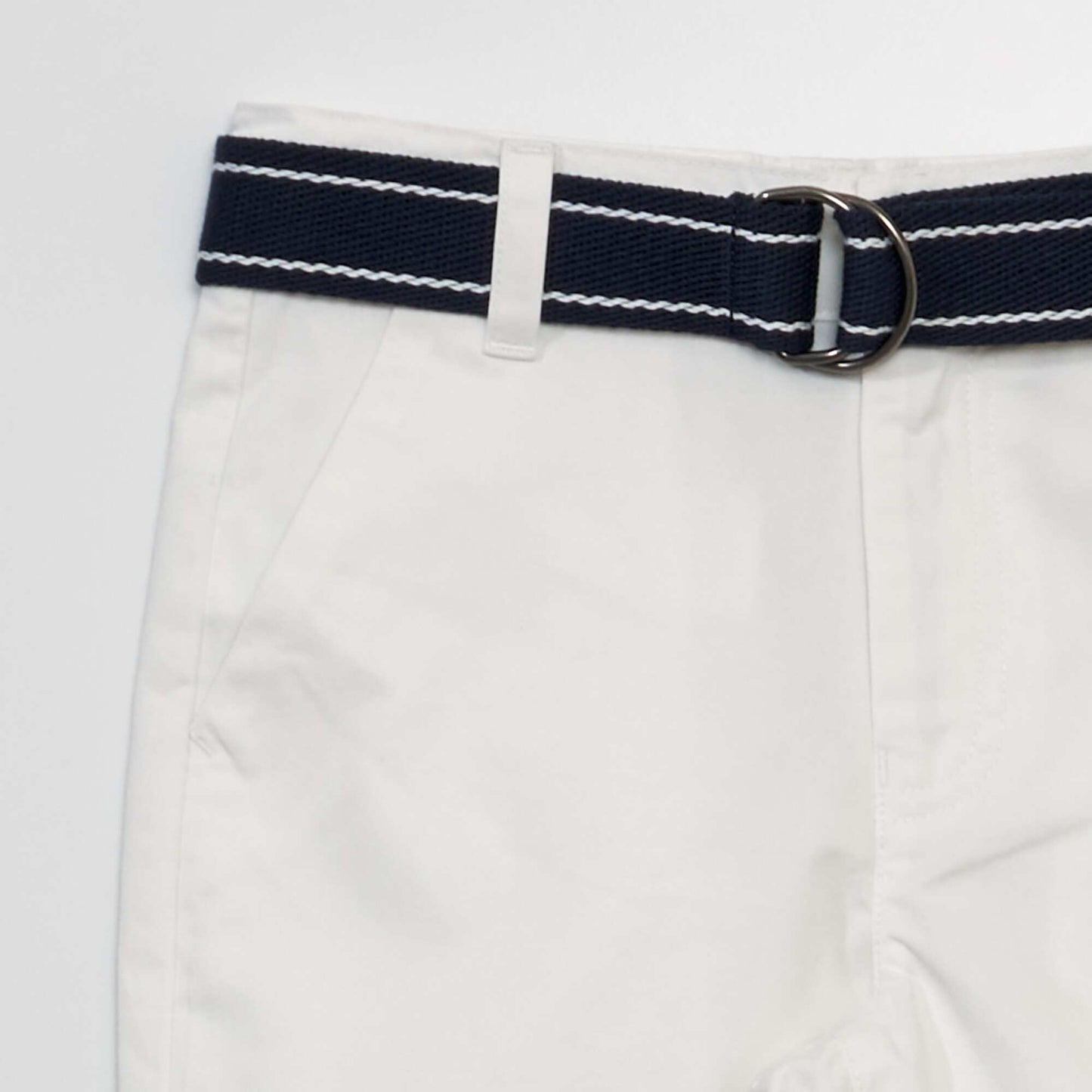 Chino Bermuda shorts WHITE
