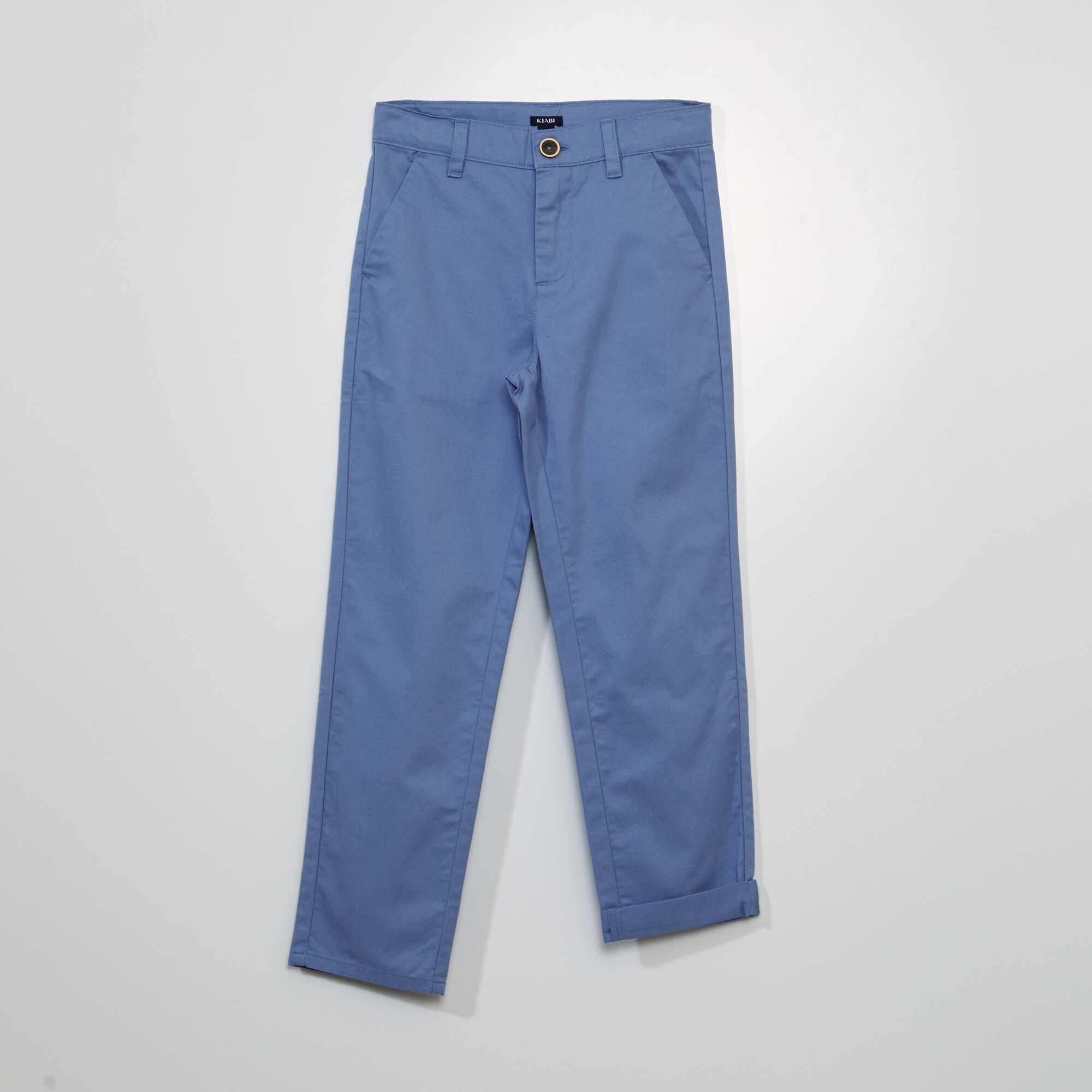 Plain chinos BLUE – Kiabi Arabie