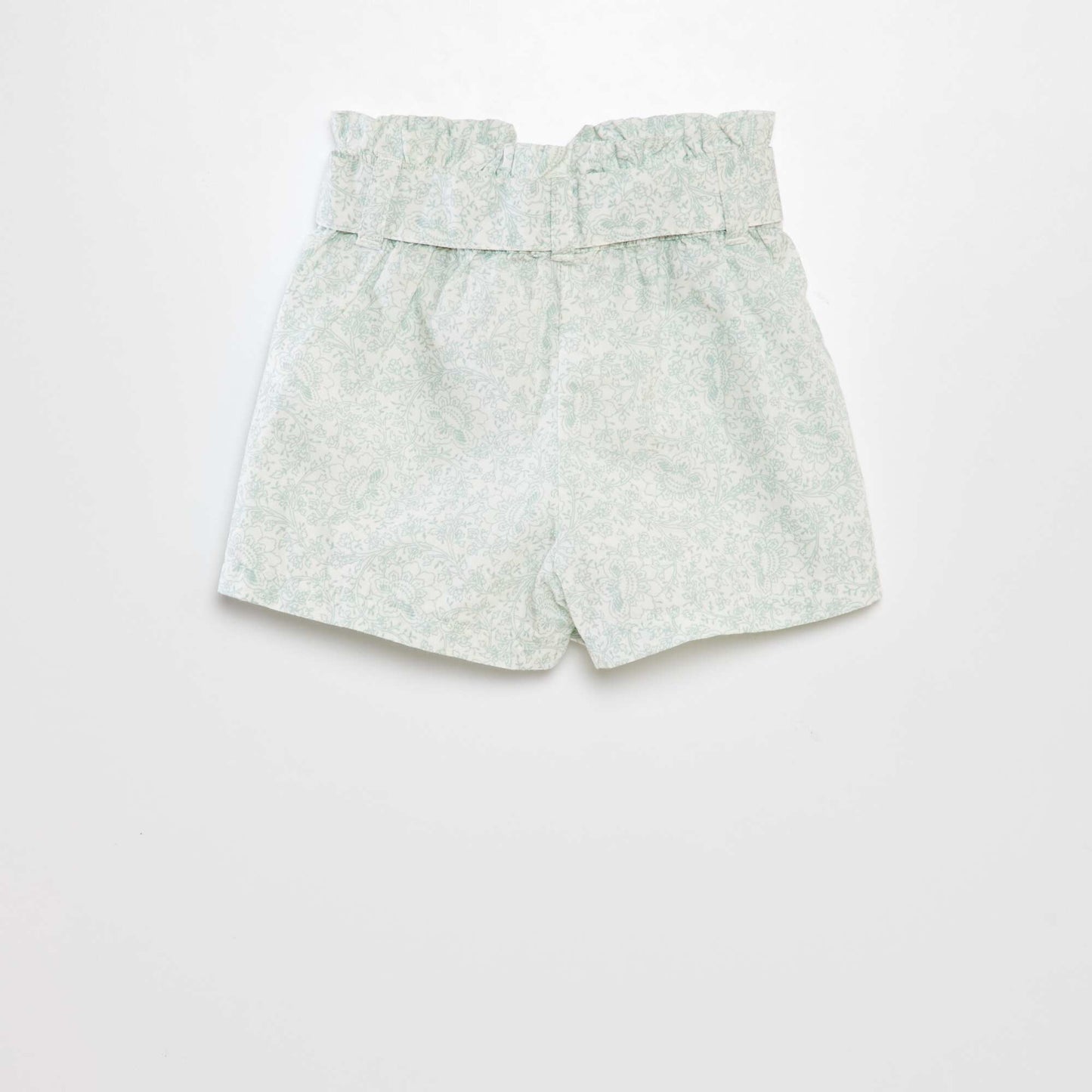 Cotton voile shorts WHITE