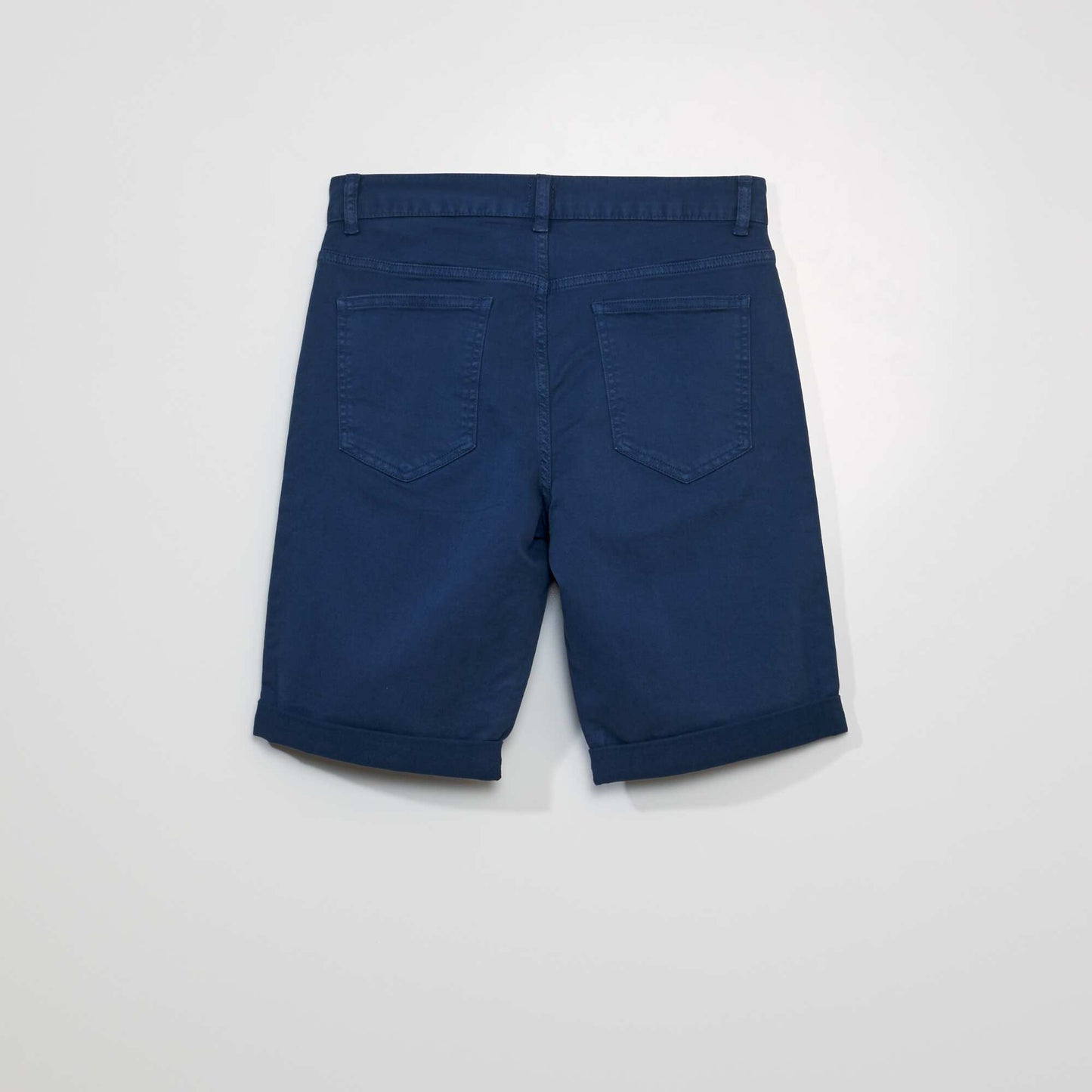 Chino Bermuda shorts with 5 pockets BLUE