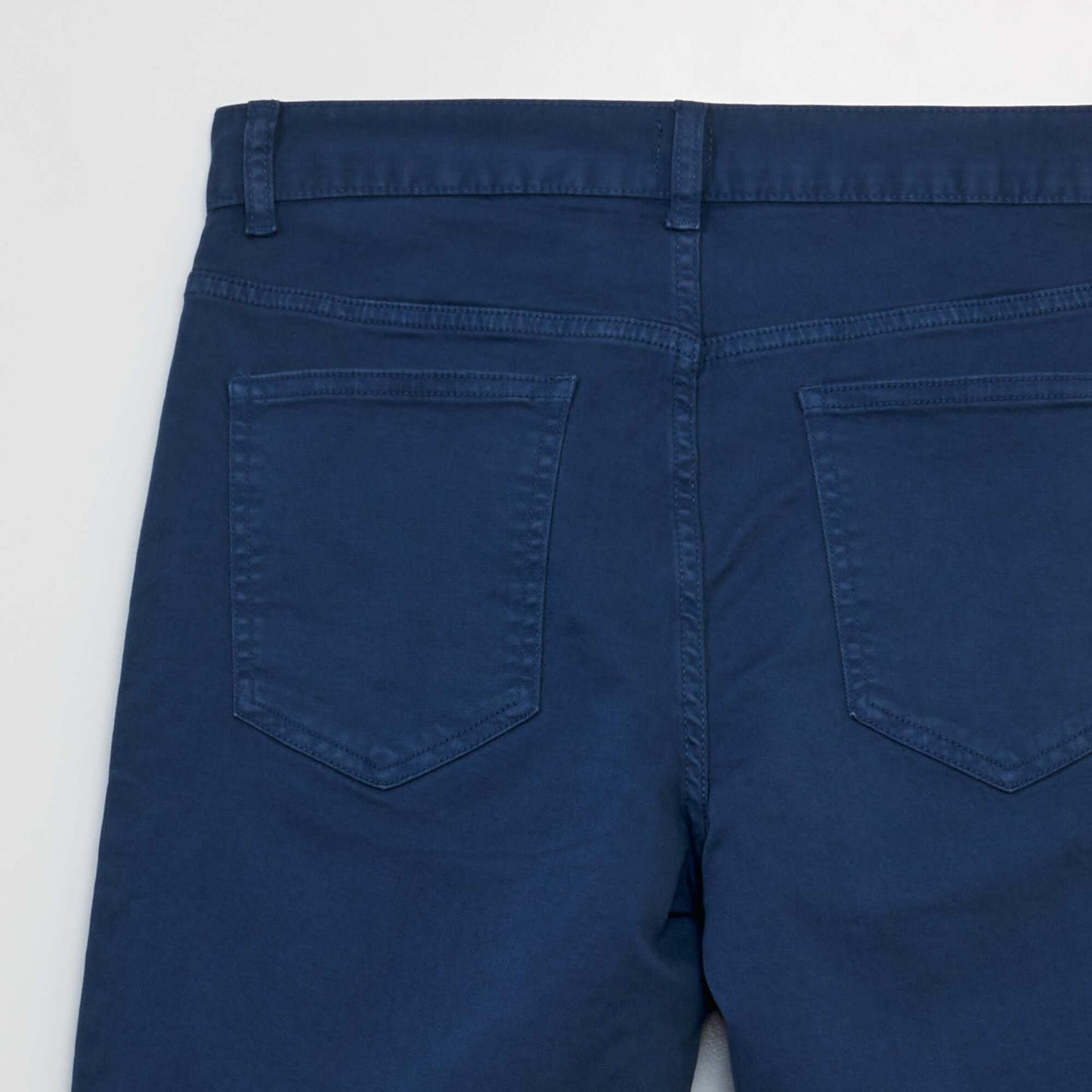 Chino Bermuda shorts with 5 pockets BLUE