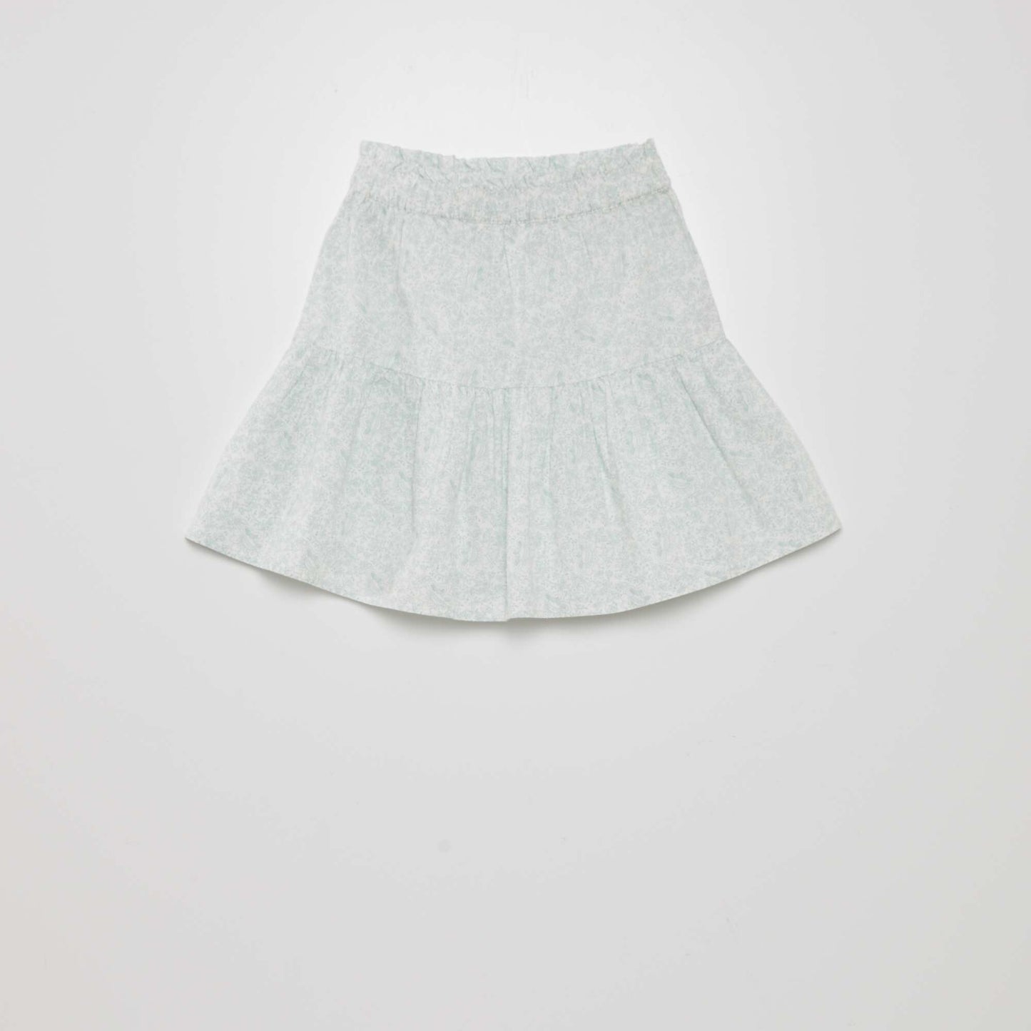 Slightly A-line skirt WHITE