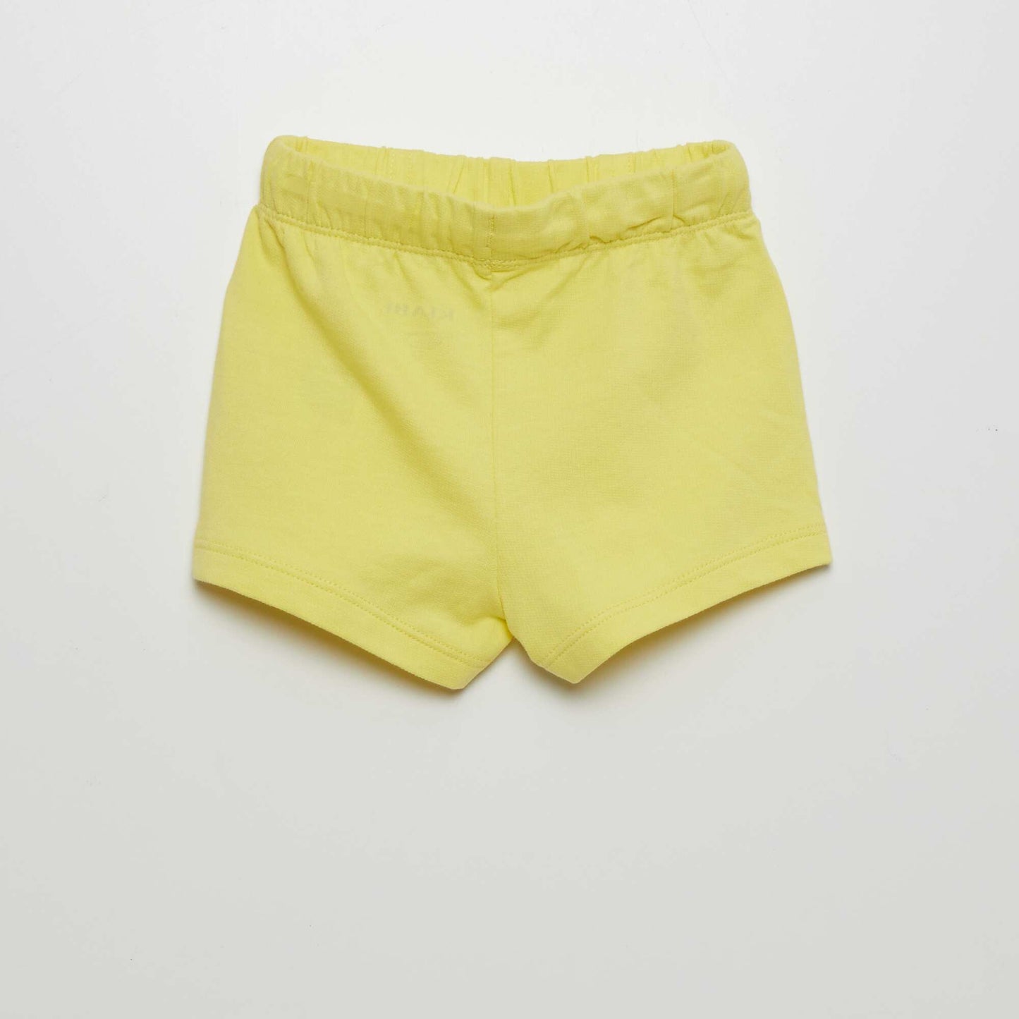 French terry shorts WHITE