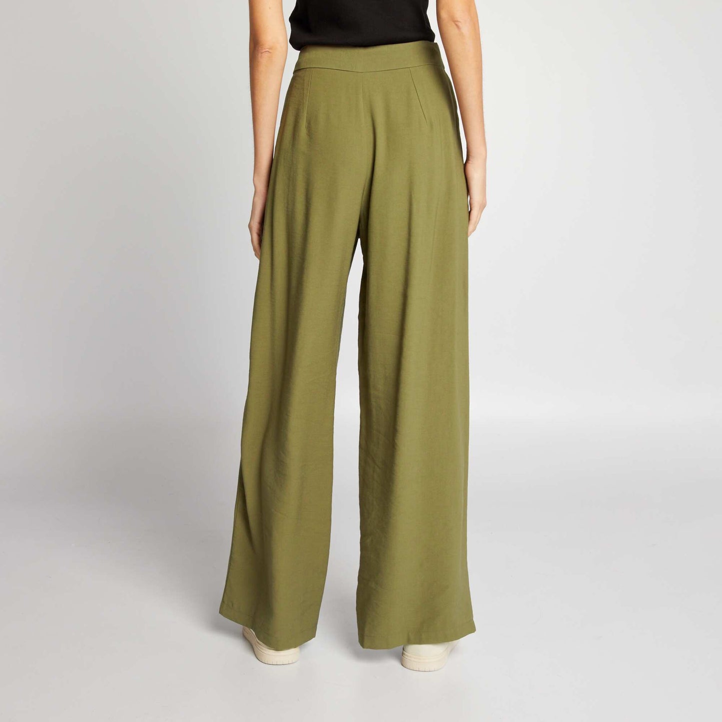 Wide-leg trousers Green