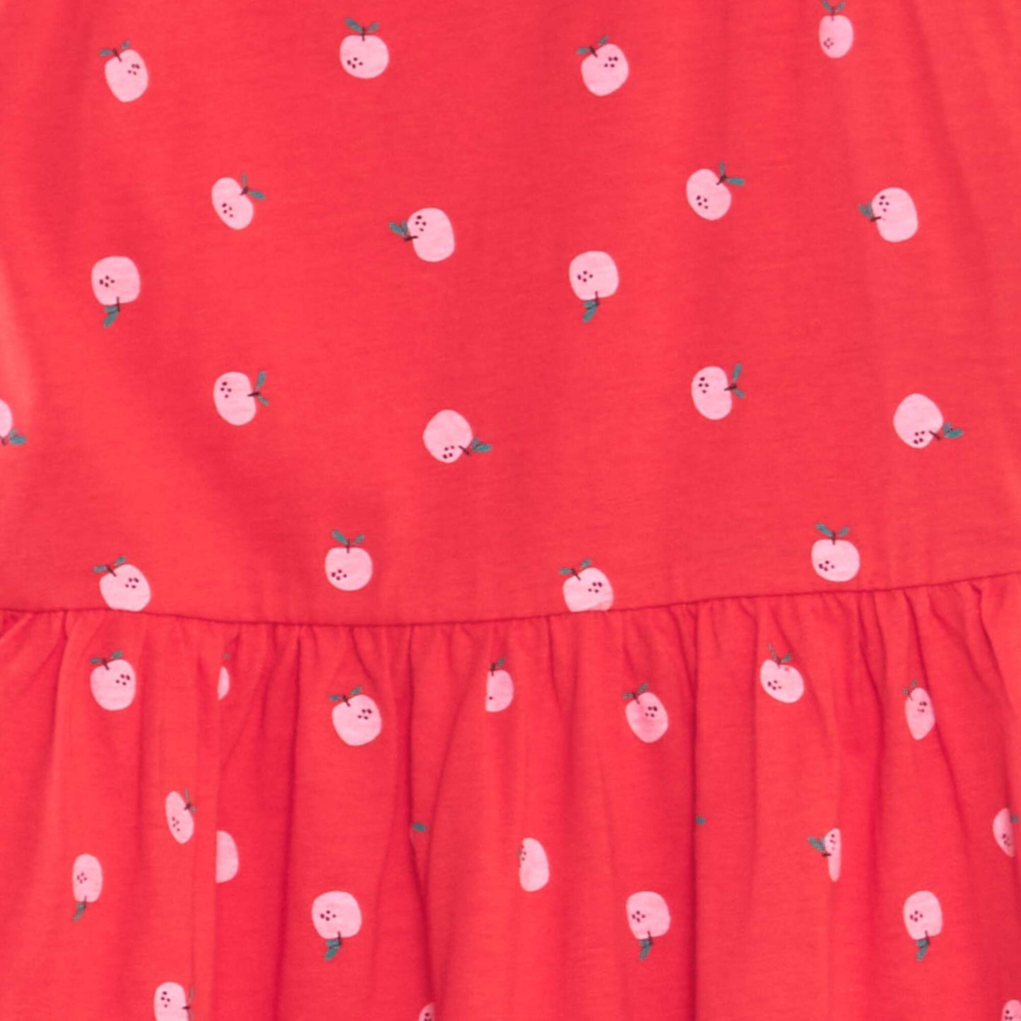 Lightweight printed dress RED