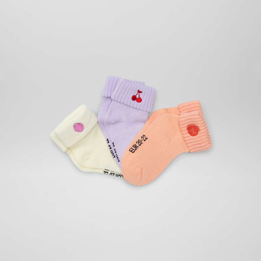 Pack of 2 pairs of socks PINK