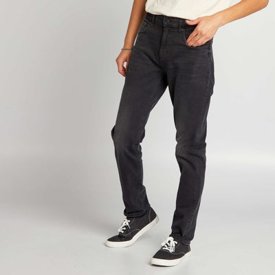 Slim-fit 5-pocket denim trousers BLUE