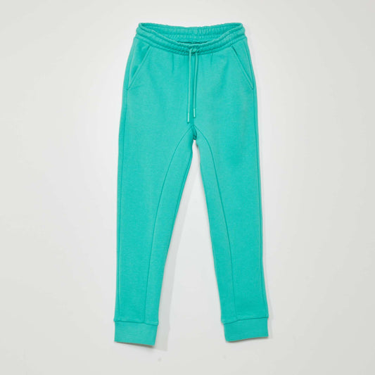 French terry joggers with seaming GREEN