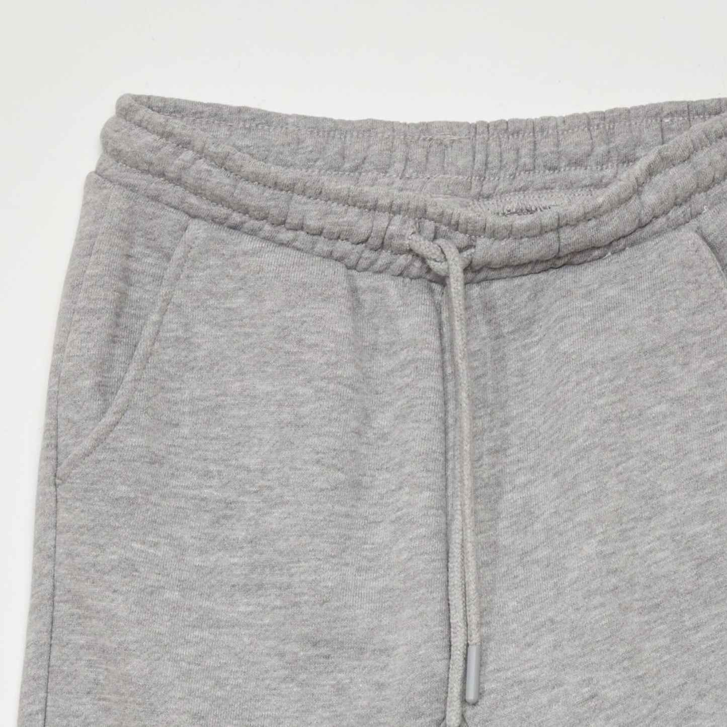 French terry joggers with seaming GREY