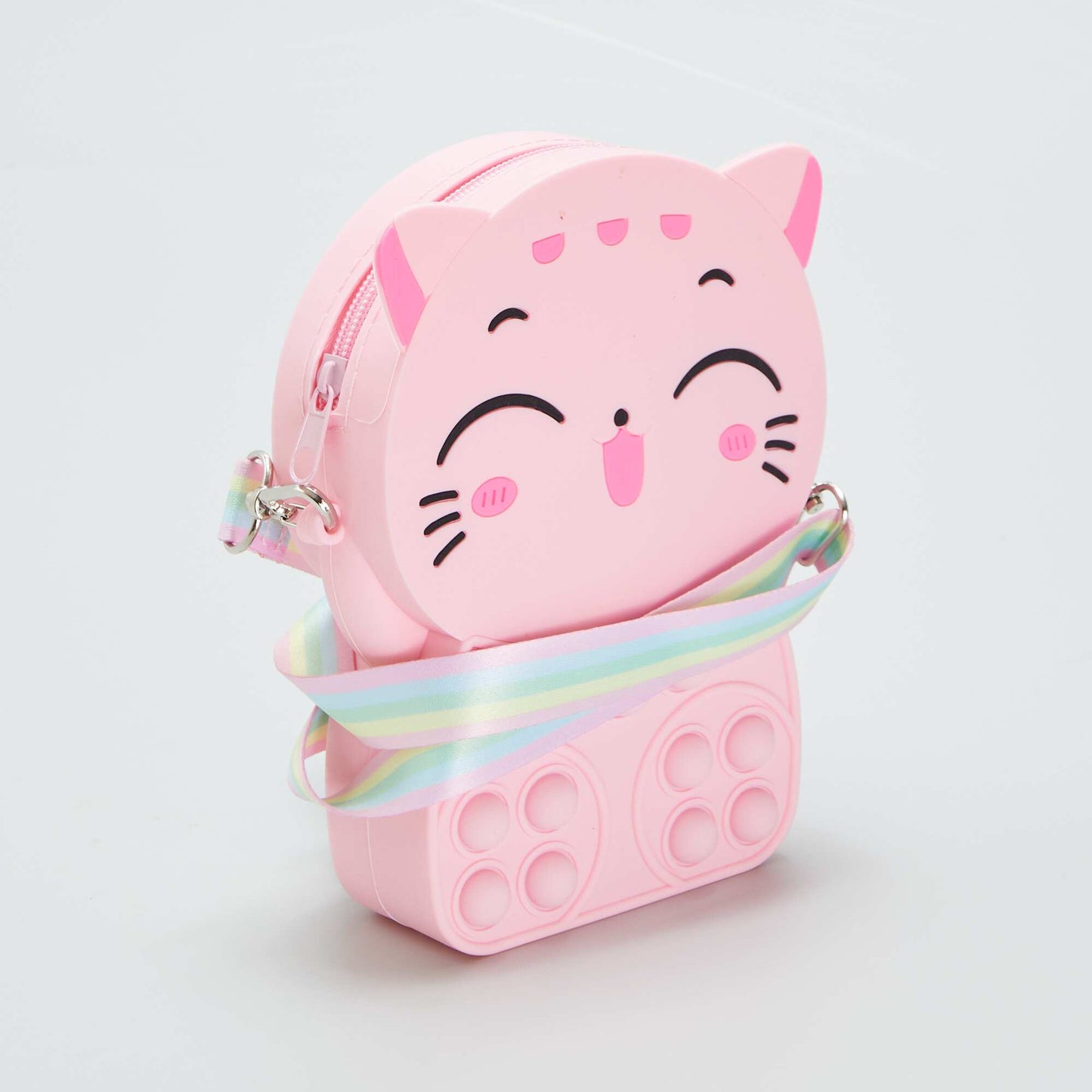 كاواي القط البوب انها حقيبة الوردي