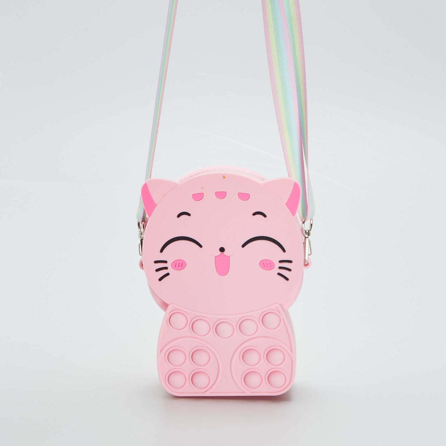 كاواي القط البوب انها حقيبة الوردي