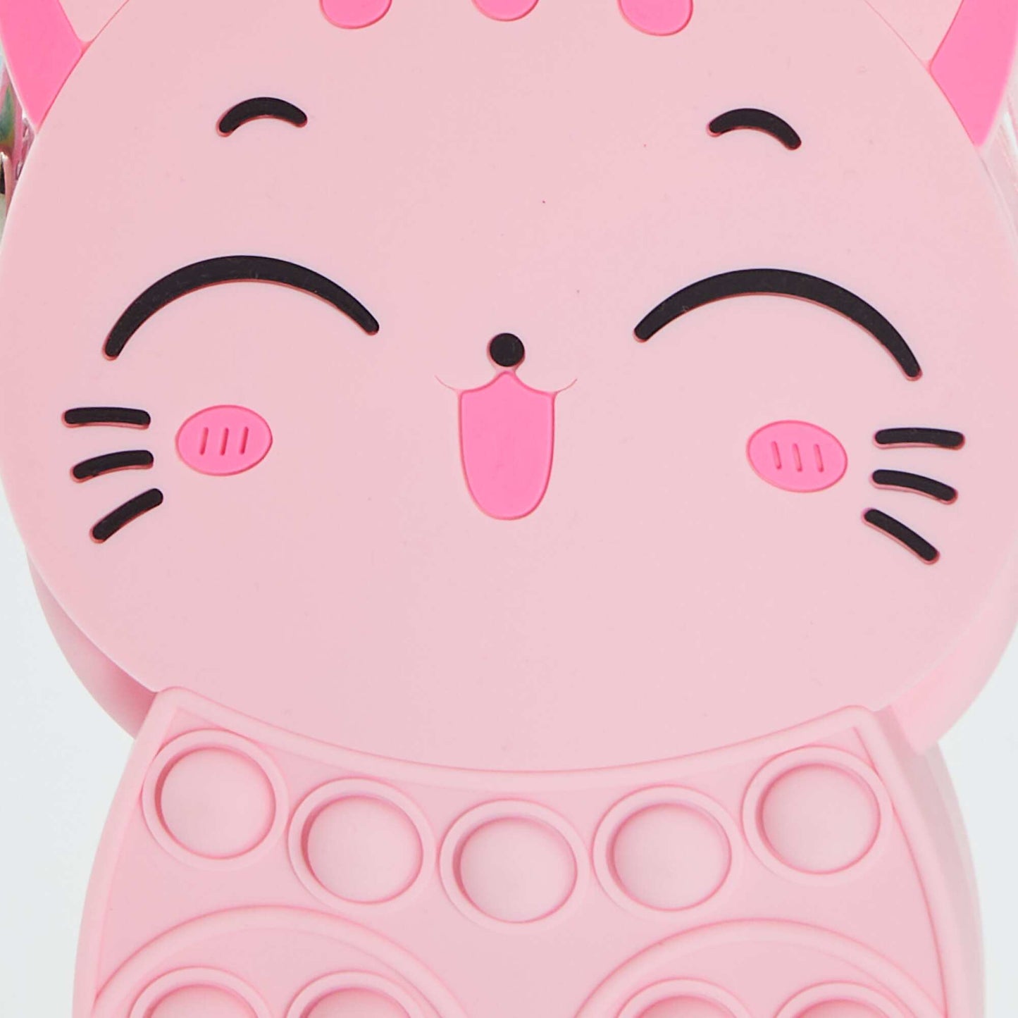 كاواي القط البوب انها حقيبة الوردي