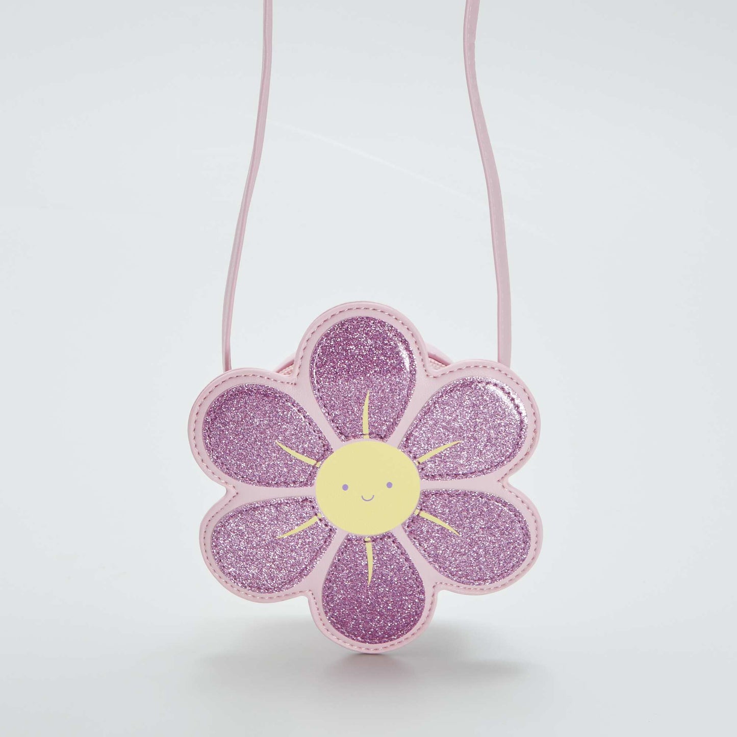 Flower-shaped bag with handle PINK