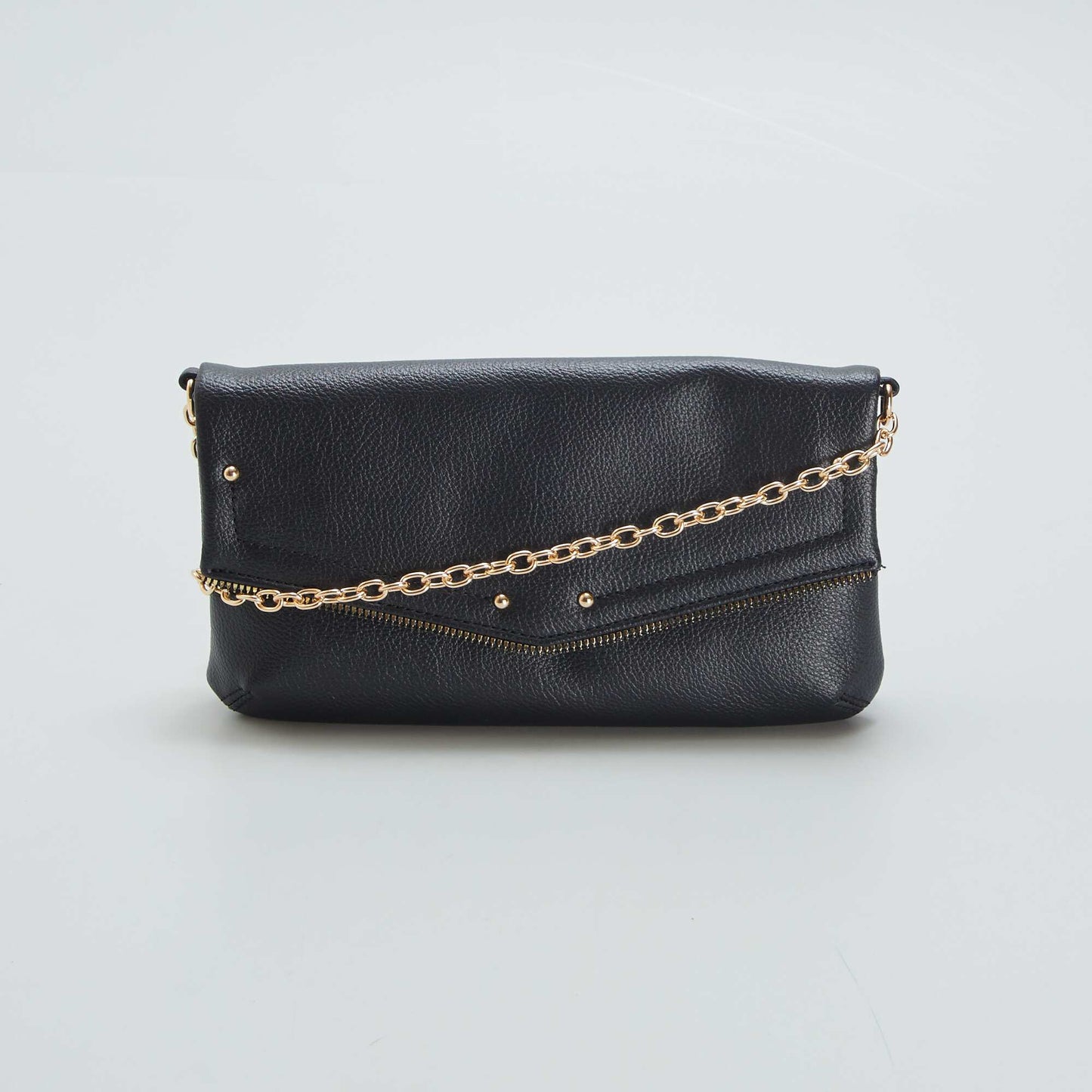 Envelope bag with chain strap BLACK
