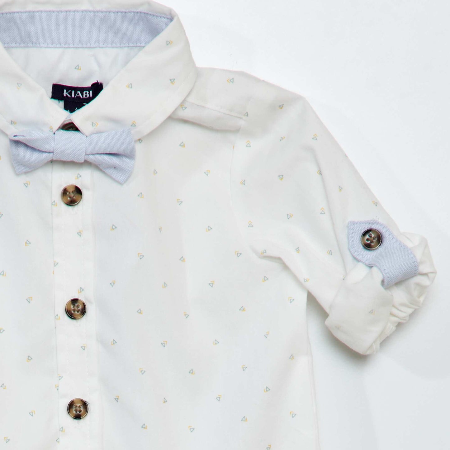 Shirt with bow tie WHITE