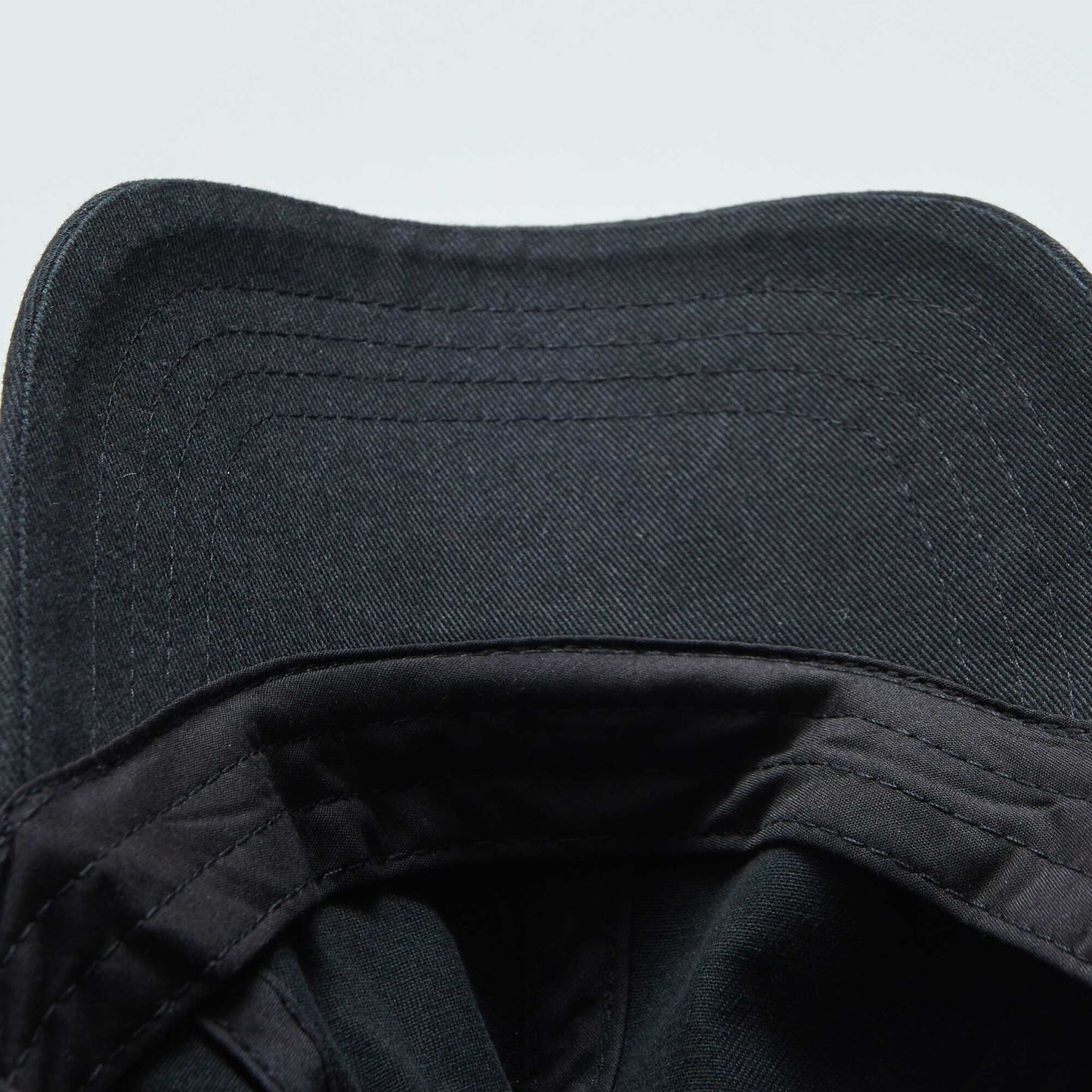 Canvas cap BLACK